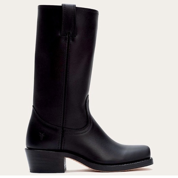 Frye Shoes Frye Campus Cavalry 2l Black Real Leather Vintage Tall